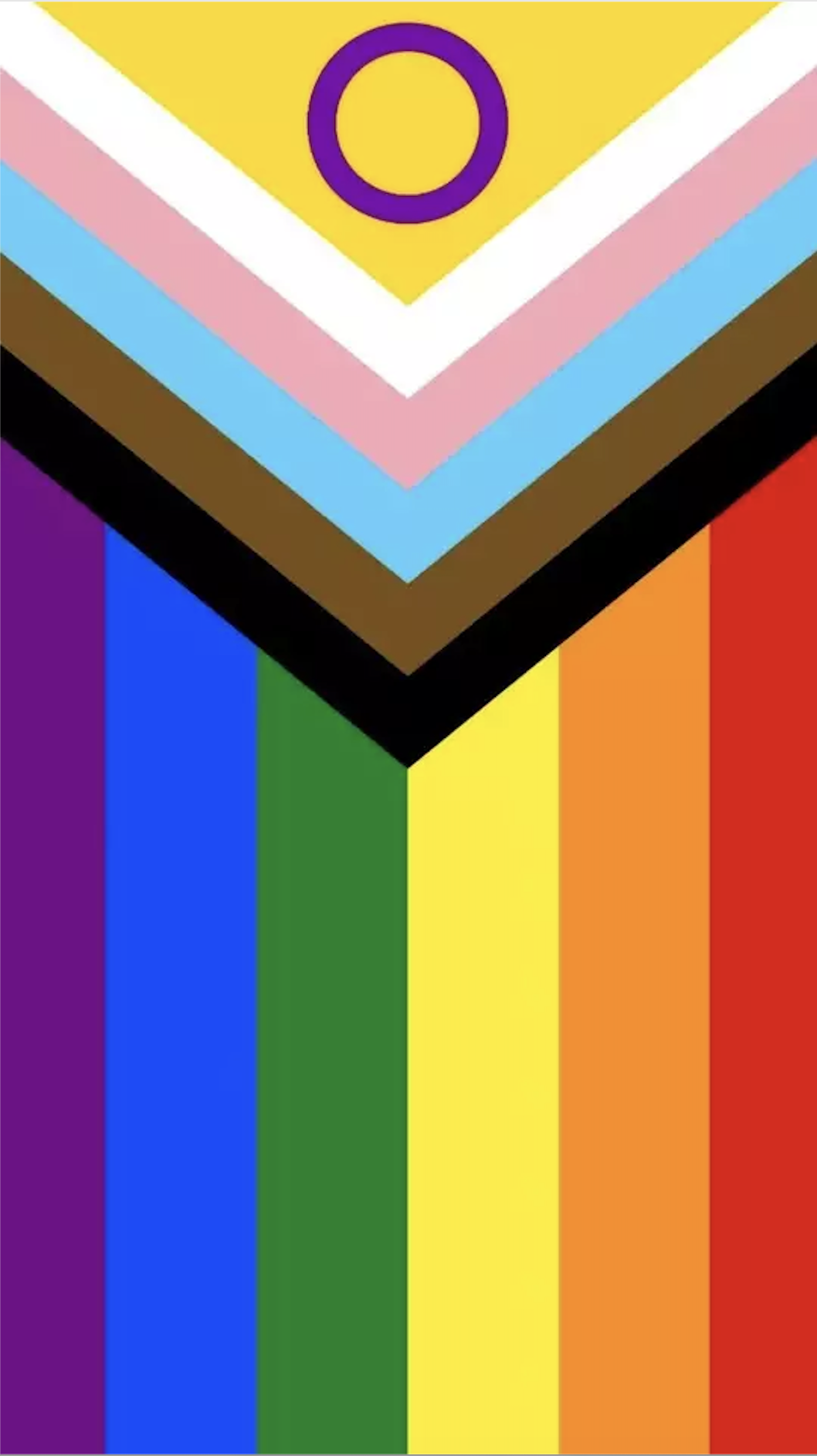 Bandeira inclusiva da diversidade
